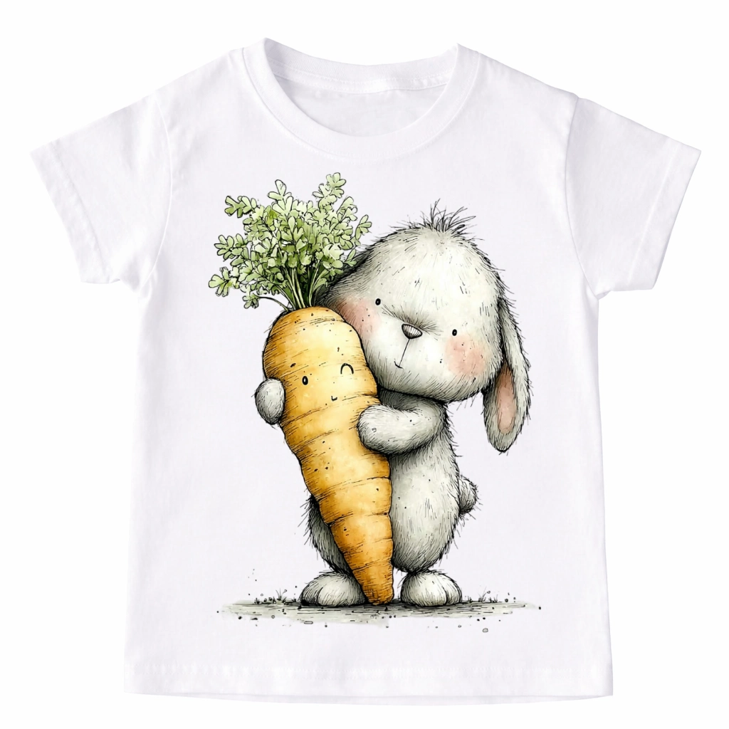 Koszulka z zajączkiem i marchewką na Dzień Marchewki - marchewka13-15