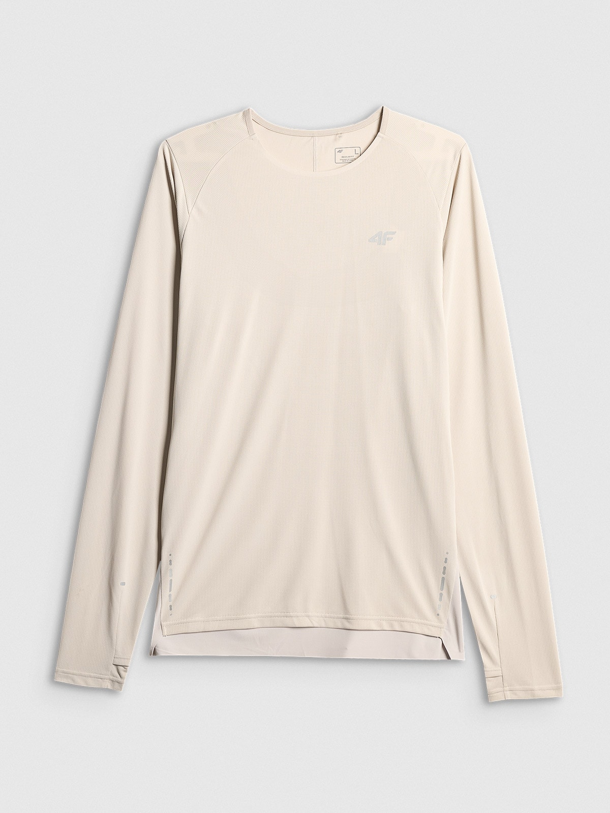 4F Longsleeve do biegania szybkoschnący męski - szary XL