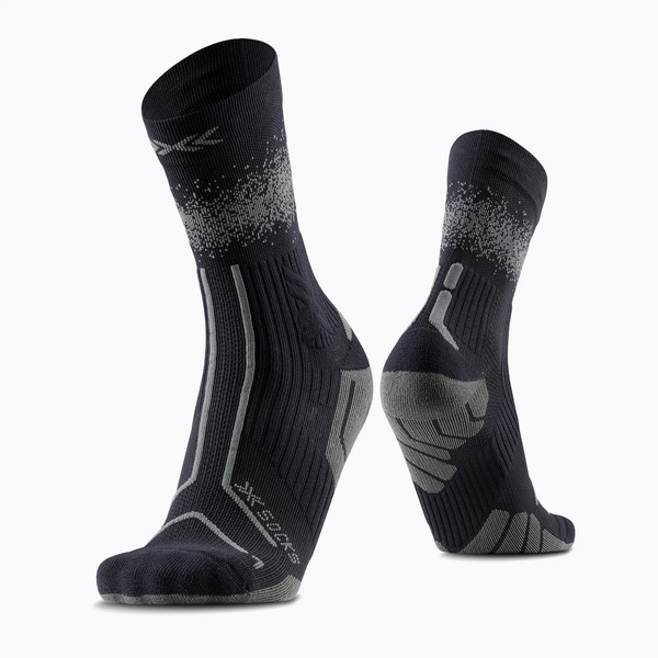 X-SOCKS skarpetki biegowe TERRASKIN PERFORM CREW x black/rhino grey