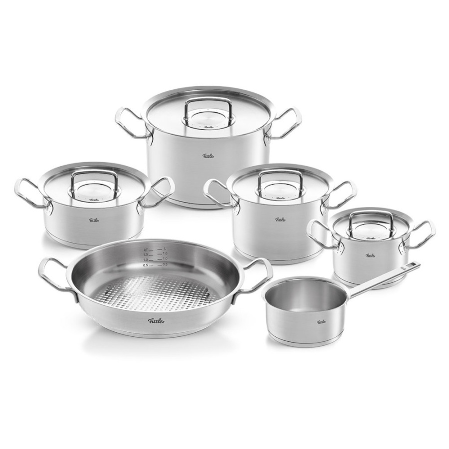 FISSLER - Original-Profi Collection® - Zestaw garnków z patelnią do serwowania - 6 el. 084-388-06-001/0