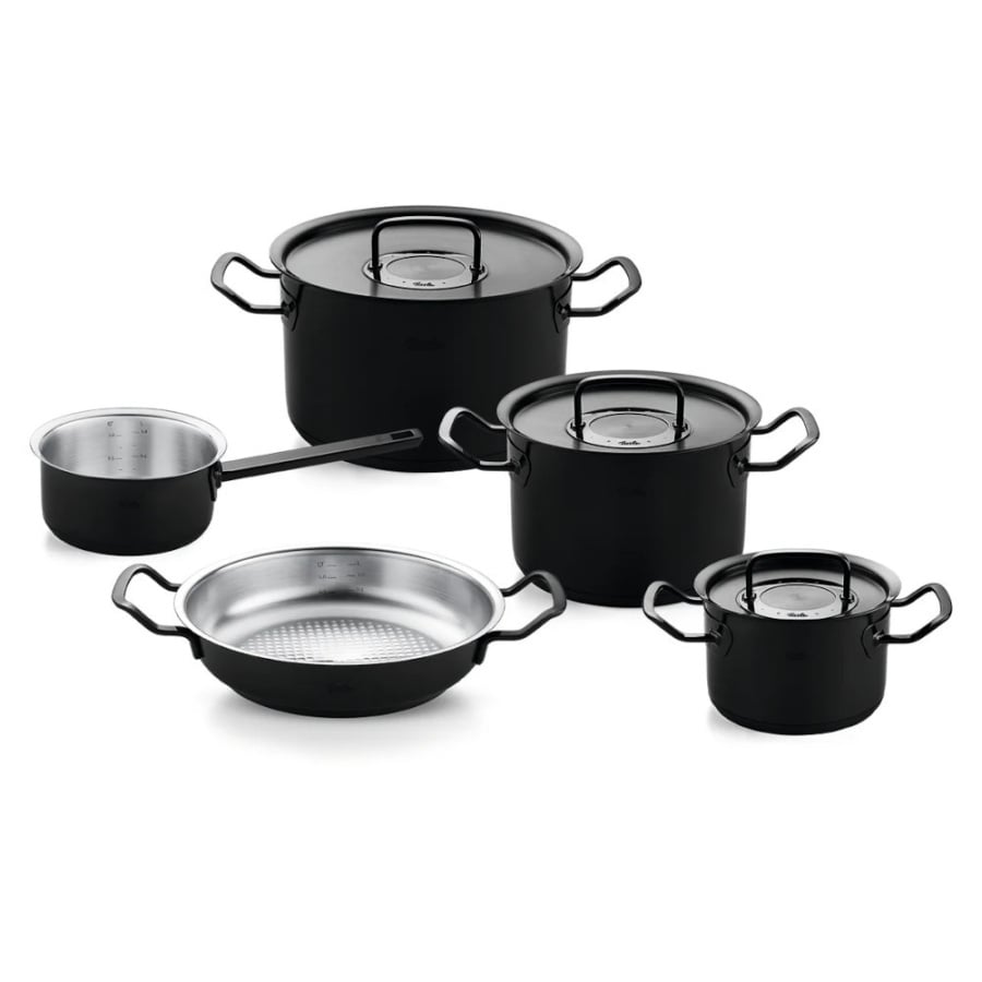 FISSLER - Original-Profi Collection® ShadowLine - Zestaw garnków z patelnią do serwowania o rondlem 058-388-05-000/0