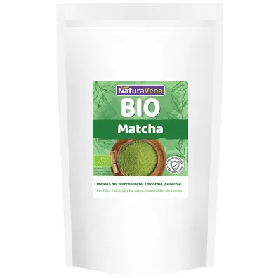 NaturaVena Herbata zielona matcha 100 g Bio - herbata