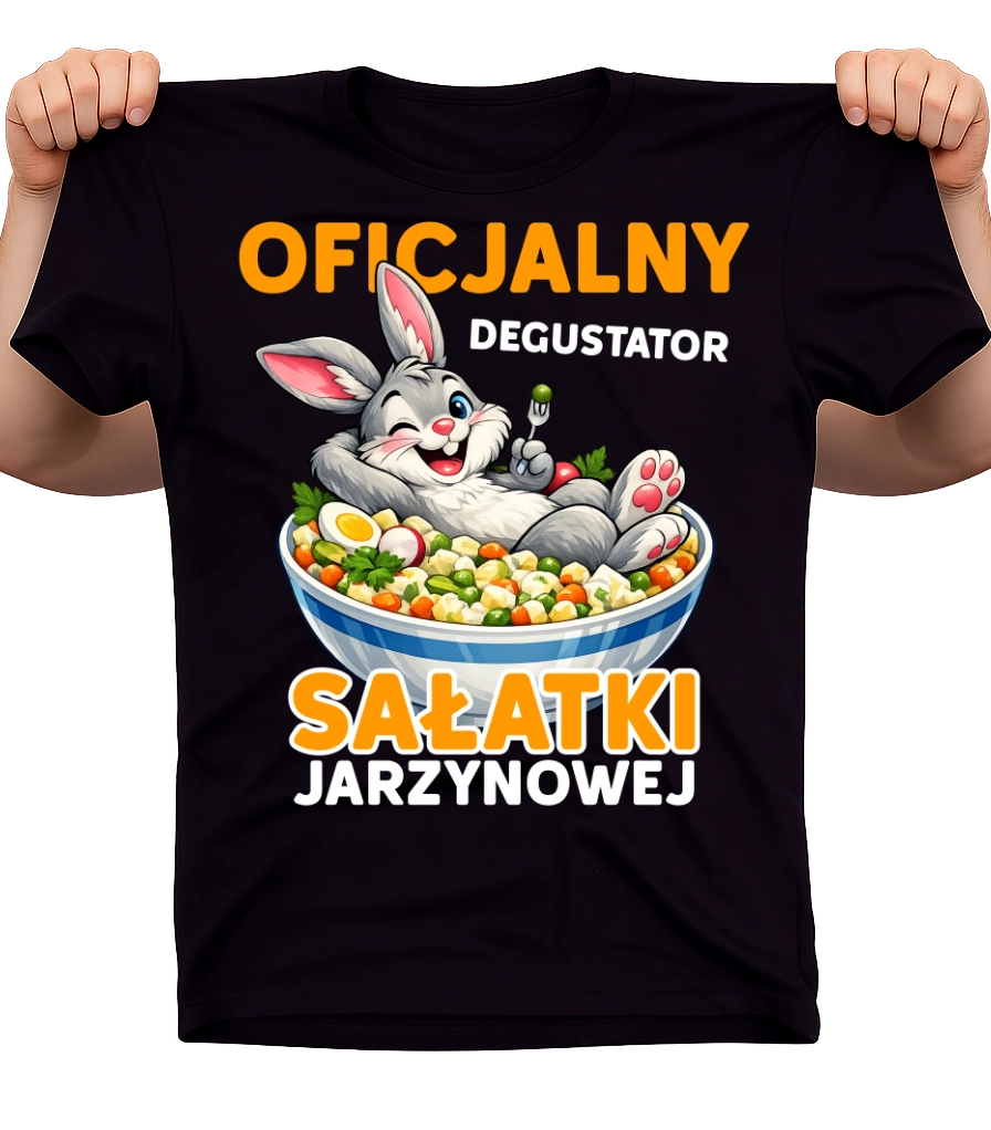 Koszulka na Wielkanoc - OFICJALNY DEGUSTATOR SAŁATKI JARZYNOWEJ