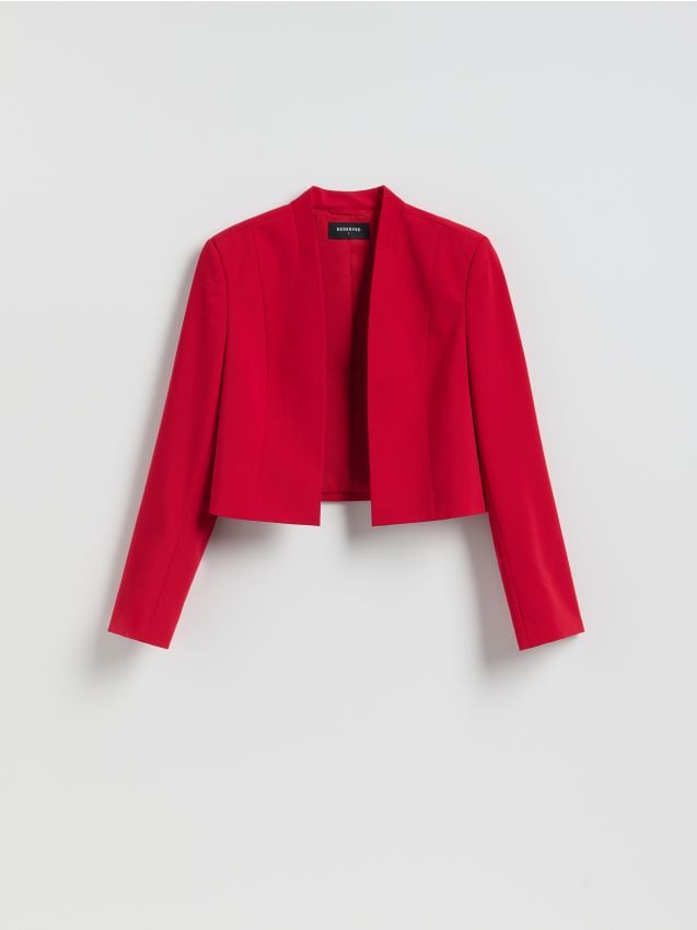 Reserved - Krótka marynarka - czerwony