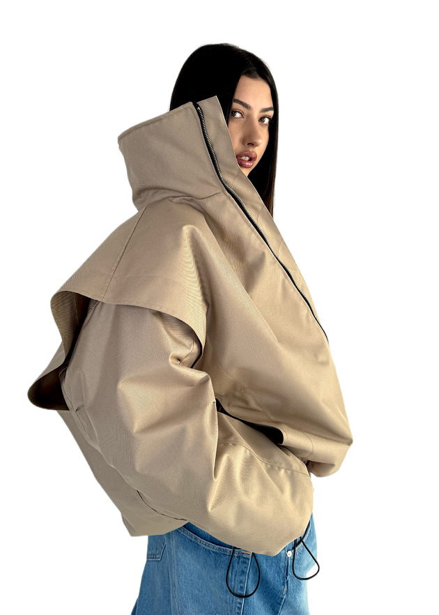 Parachute oversize bomber jacket mocca
