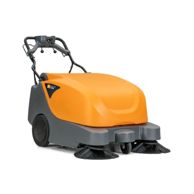 TASKI balimat 3300 1szt. - zamiatarka o dużej szerokości pracy do usuwania luźnych zanieczyszczeń z zasilaniem bateryjnym: bateria żelowa trakcyjna (urządzenie kompletne) 7524906