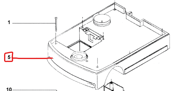 Nilfisk Frame upper L08603367