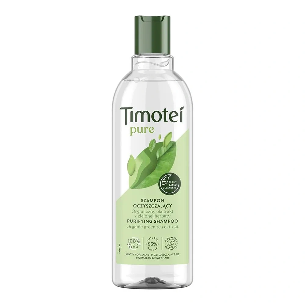 Timotei Purifying Shampoo oczyszczający szampon do włosów z ekstraktem z zielonej herbaty 300 ml