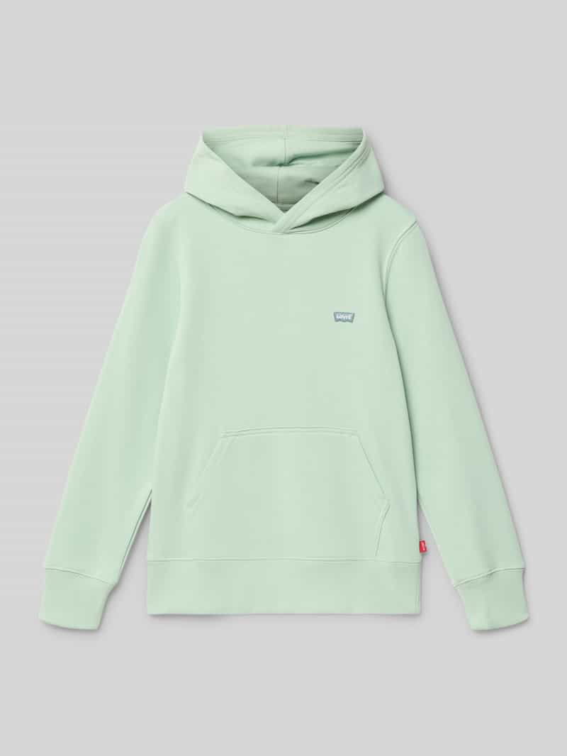 Bluza z kapturem o kroju regular fit z mieszanki bawełny