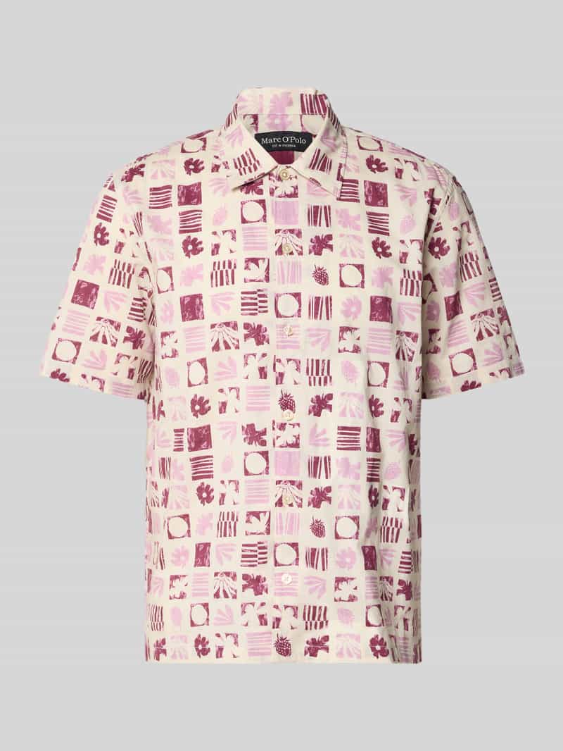 Koszula casualowa z czystej bawełny o kroju regular fit