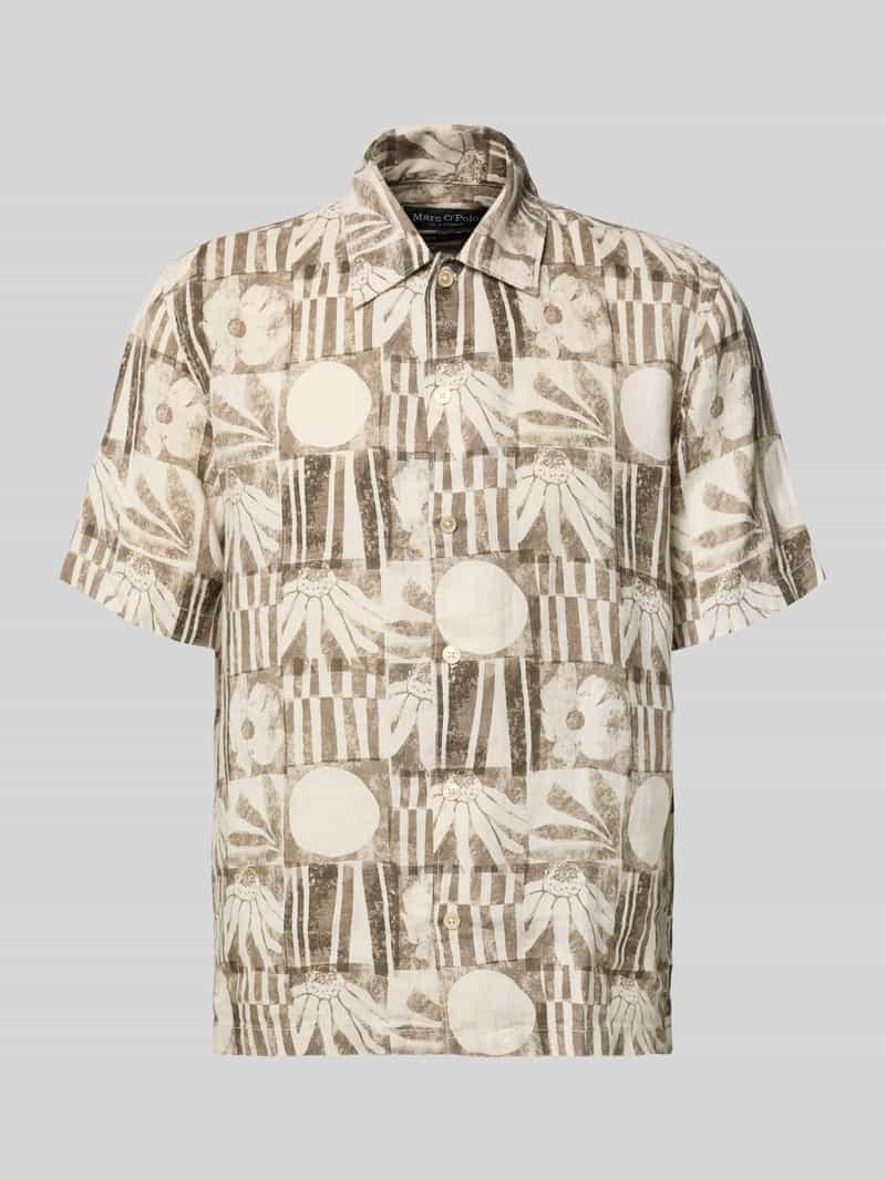 Koszula casualowa o kroju relaxed fit z czystego lnu