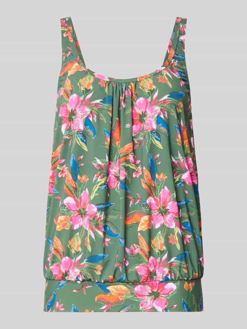 Top tankini we wzorze na całej powierzchni model 'Malia'