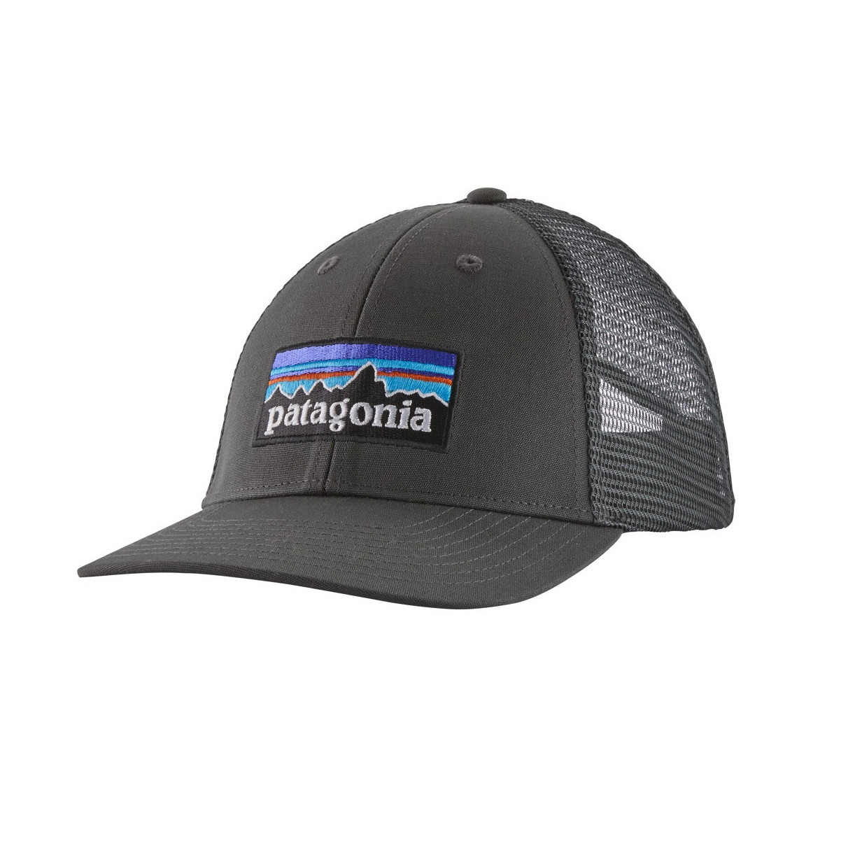 Bejsbolówka Patagonia P-6 Logo LoPro Trucker Hat Kolor: szary