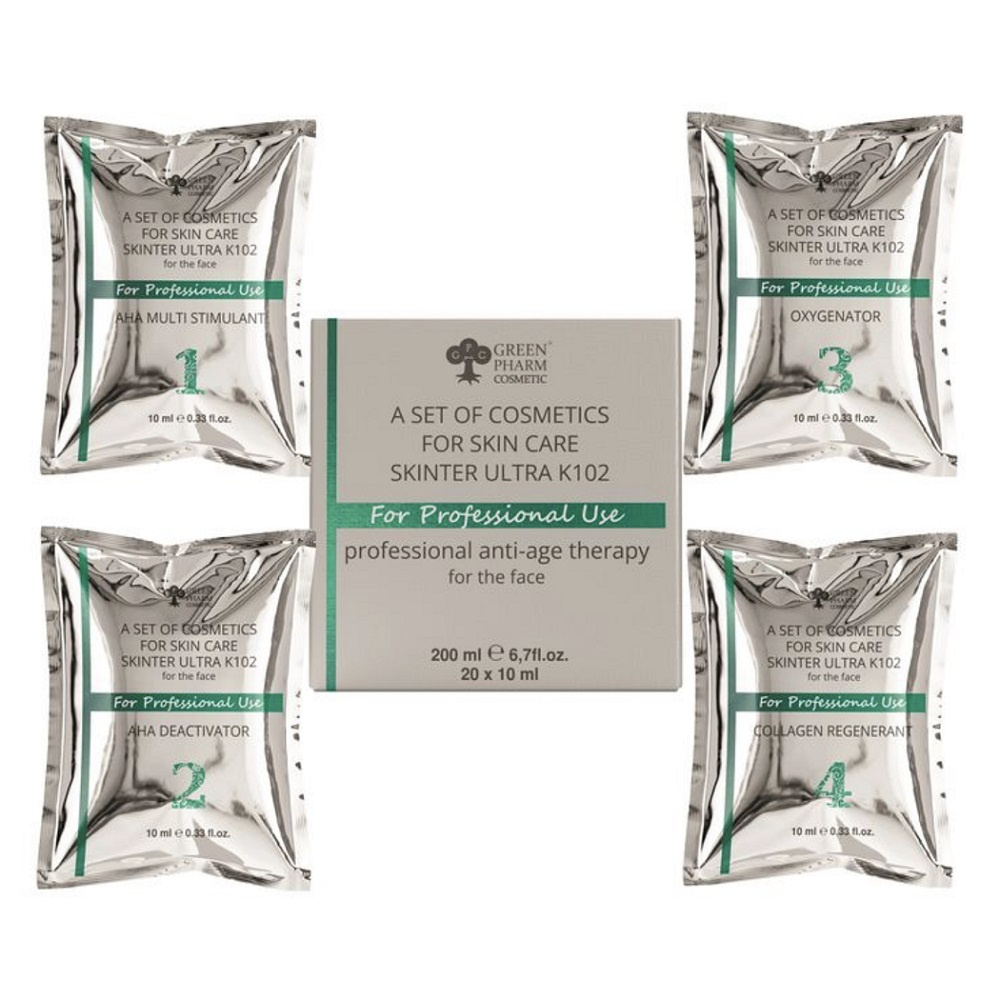 Green Pharm Cosmetic Skinter Ultra K102 zestaw kosmetyczny do pielęgnacji skóry 200ml