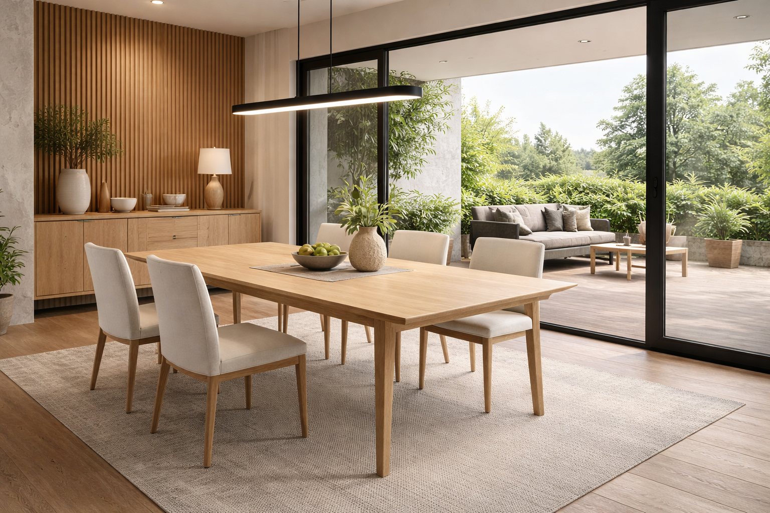 Nowoczesny rozkładany stół LUKKA do jadalni, salonu