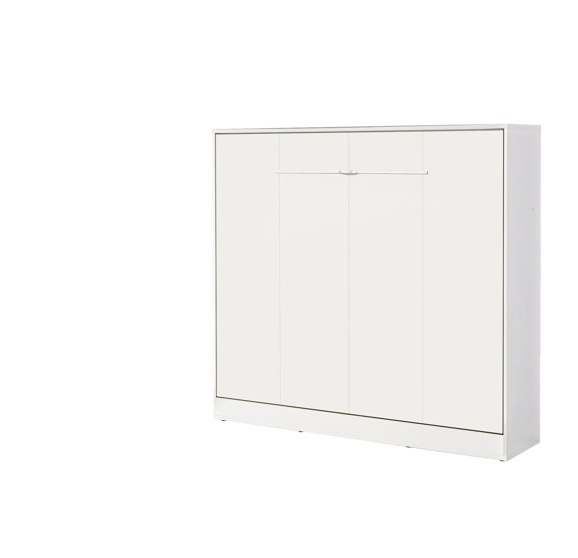 Półkotapczan Perfekt 160x200 poziomy stylowy i funkcjonalny dla każdego pomieszczenia - Biały
