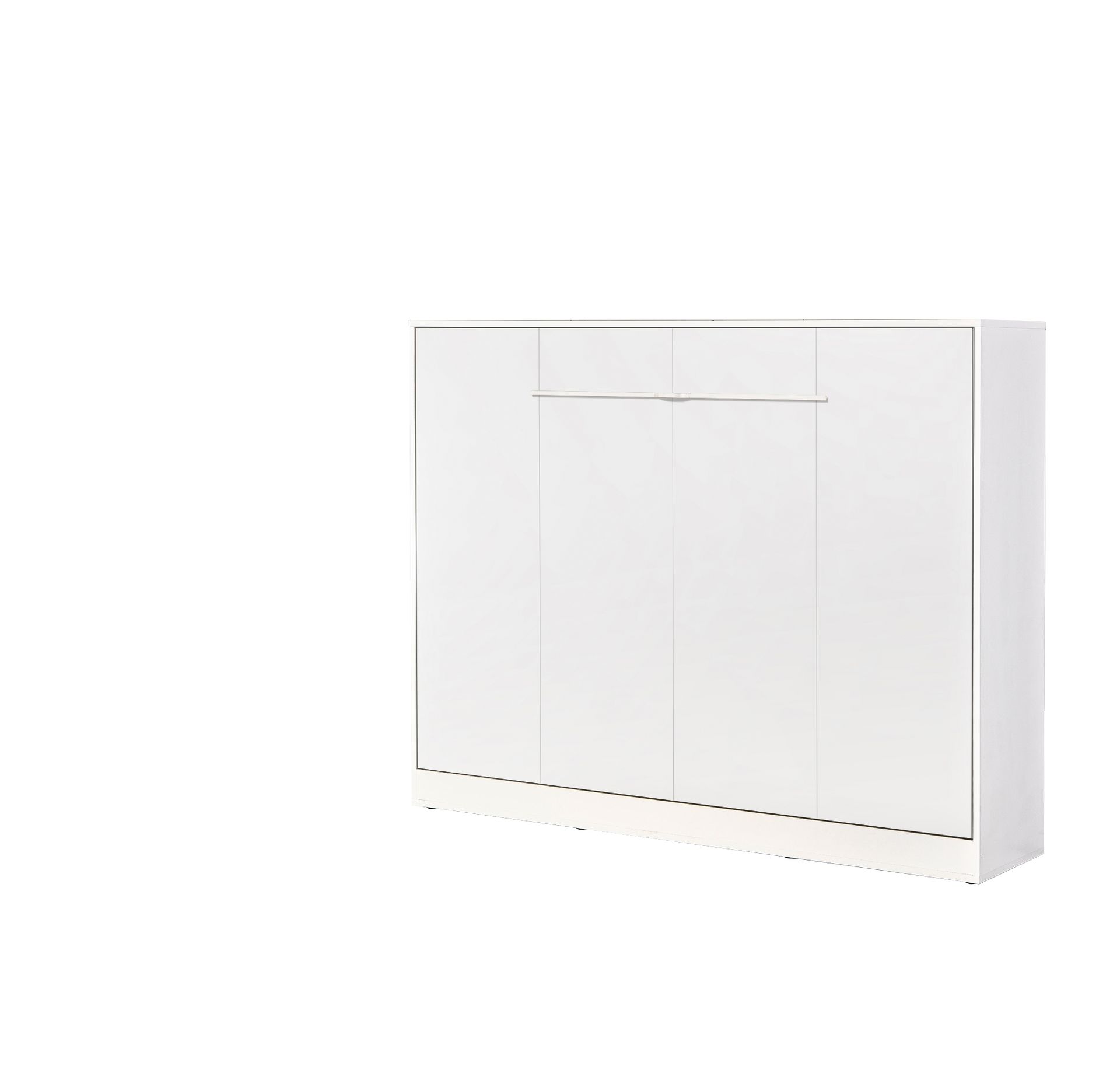 Półkotapczan Perfekt 140x200 poziomy stylowy i funkcjonalny dla każdego pomieszczenia - Biały