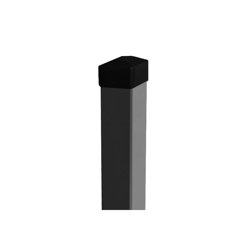 Słupki do paneli - 60x40 mm / 2mm / 2,60 m - antracyt