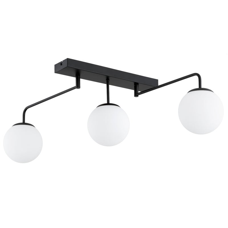 Lampa wisząca linearne ramiona SNEG czarna 3xE14x10W metal wym:28x108x15cm IP20 Alfa