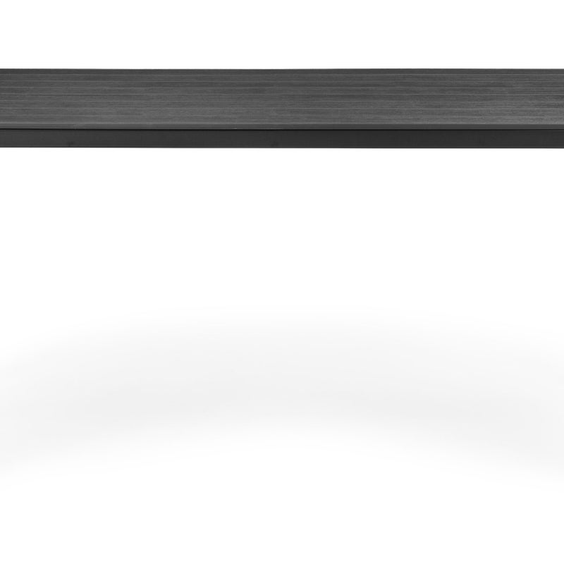 Stół ogrodowy 6-osobowy 156x78 cm polywood meble na taras szary