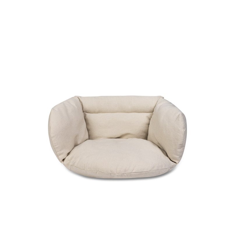 Poduszka LUARO na huśtawkę wiszącą bocianie gniazdo miękka ecru