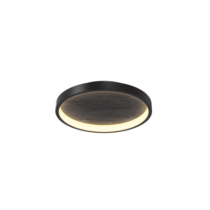 Plafon okrągły LED ORIGN 27W 3000KK 450lm kamień czarny wym:7x40,5x40,5cm IP20 Maytoni