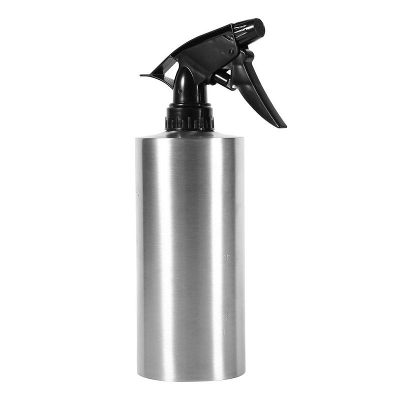 Pusta butelka ze spryskiwaczem - Butelka ze spryskiwaczem wielokrotnego użytku - Konewka ciśnieniowa ręczna ze stali nierdzewnej 304 (550 ml)