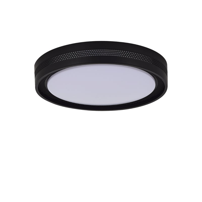 Plafon okrągły LED RONDA 25W 3000/4000/6000K 2219lm metal czarno-biały wym:8x40x40cm IP20 Light Prestige