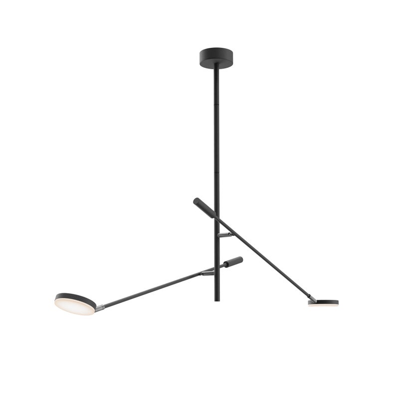 Lampa wisząca regulowane sticki LED FAD 15W ciepła 800lm metal czarna wym:100,4x112,5x23cm IP20 Maytoni