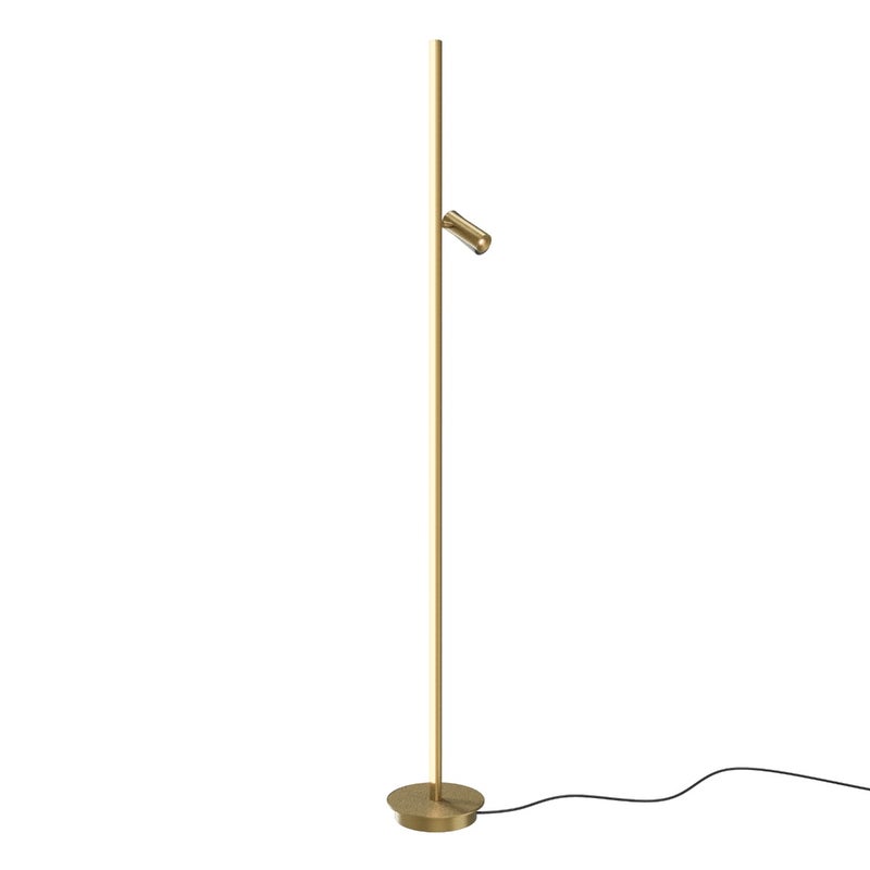 Lampa stojąca LED THIN 14W 3000KK 800lm aluminium mosiężna wym:155x20x20cm reflektorek na sticku świetlnym Maytoni