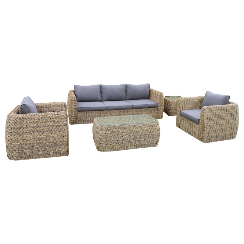 Zestaw mebli ogrodowych z technorattanu Annabelle cappuccino PATIO