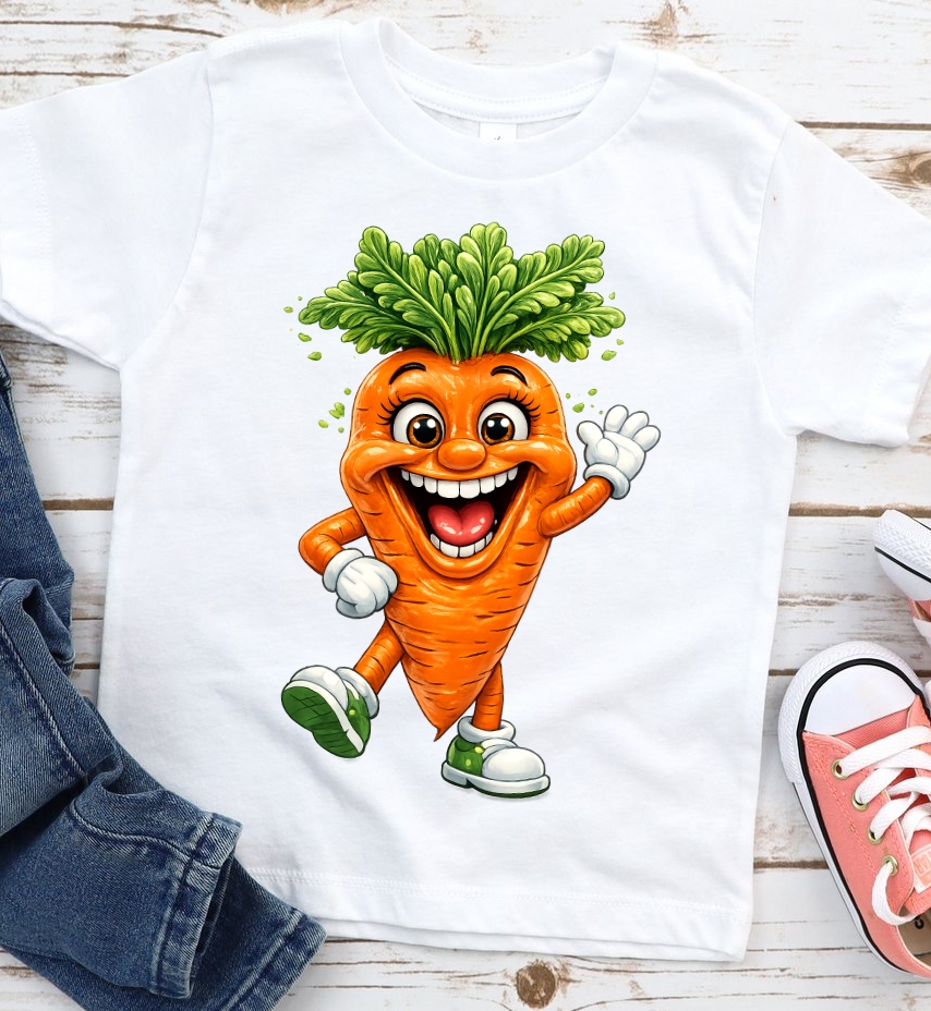 Koszulka w marchewki na Dzień MARCHEWKI DO PRZEDSZKOLA wzór marchewki13