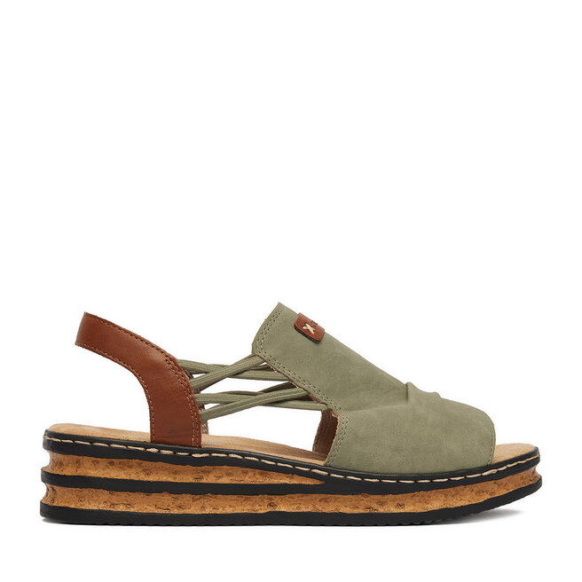Sandały Rieker CEO-62962-52 Zielony