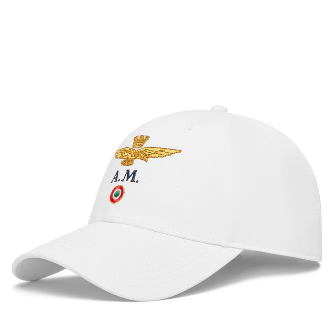 Czapka z daszkiem Aeronautica Militare 261HA1100UCT02848 Biały
