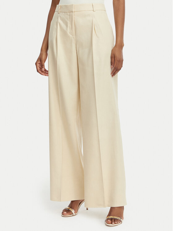 HUGO Spodnie materiałowe Halati 50559839 Beżowy Regular Fit