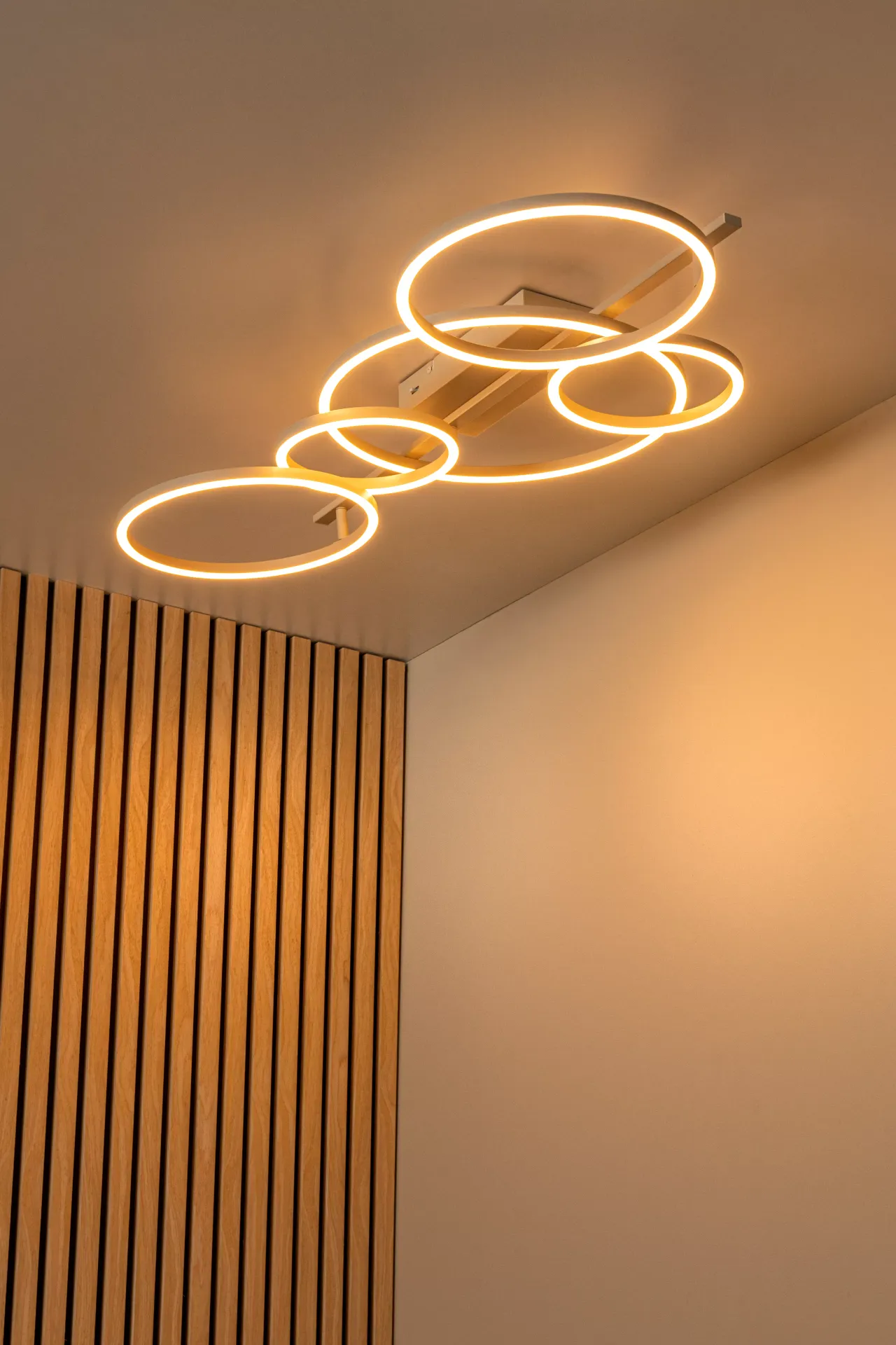 NICOLA lampa sufitowa beżowa taupeLED 37W 2700K/4000K LUCIDE 53112/36/41