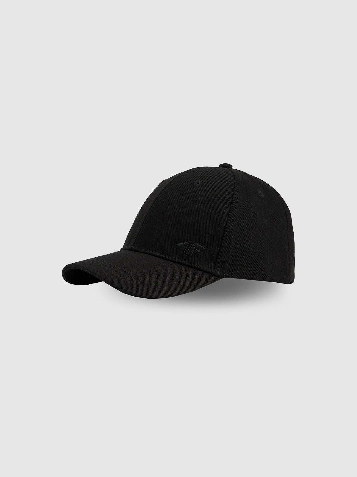 4F Czapka z daszkiem snapback uniseks - czarna XS/S (56cm)