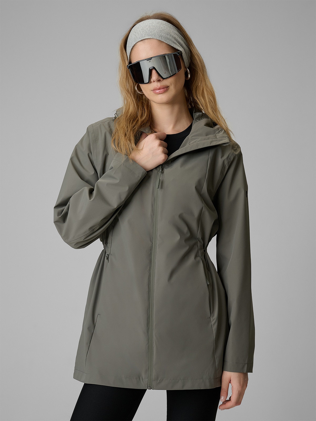 4F Parka przejściowa membrana 5000 damska - khaki XXL