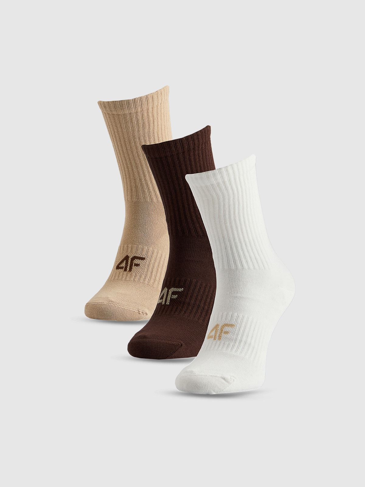 4F Skarpetki długie (3-pack) damskie - multikolor 39-42