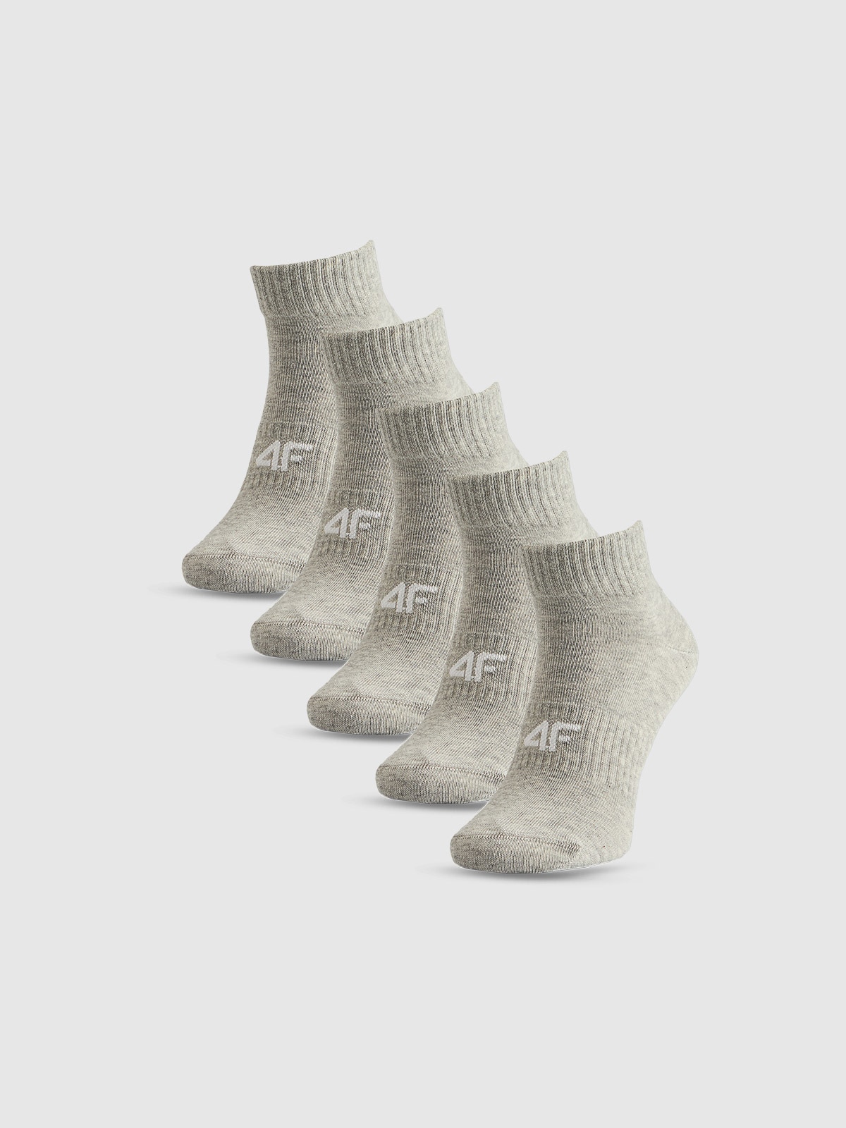4F Skarpetki krótkie (5-pack) damskie - szare 39-42