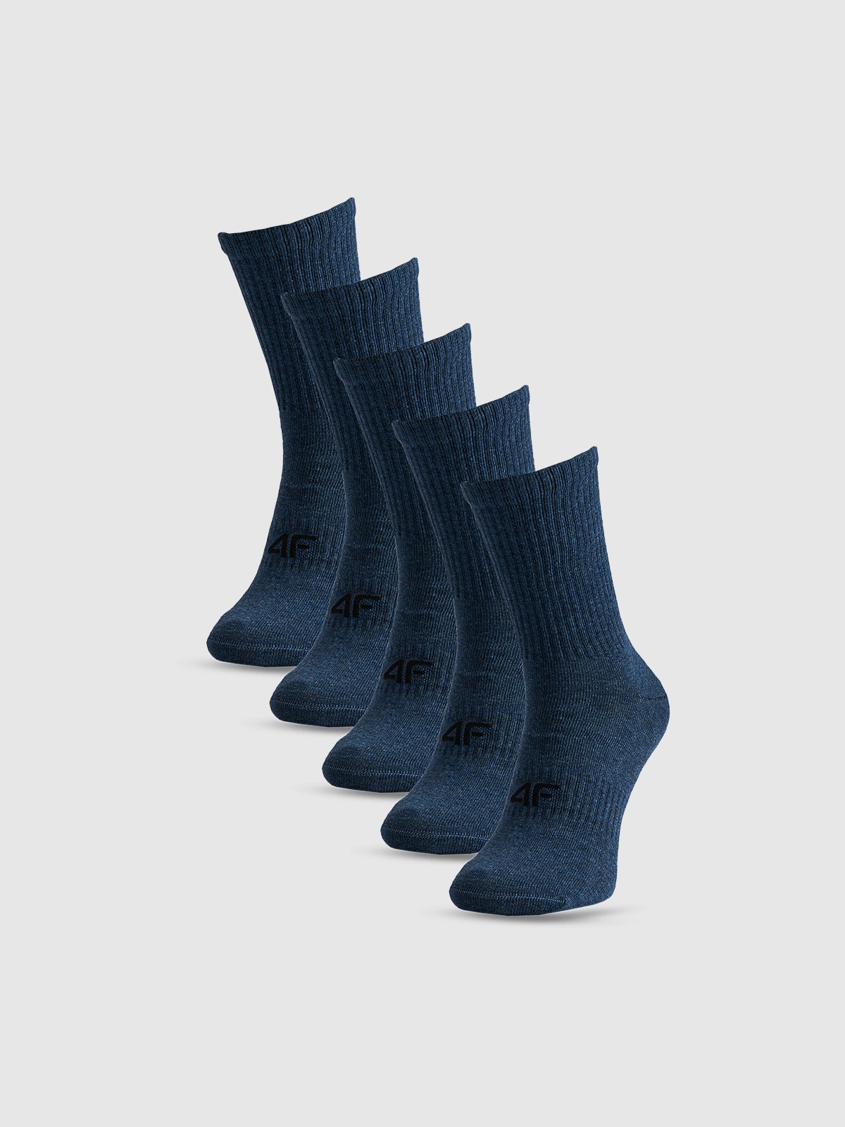 4F Skarpetki długie (5-pack) męskie - granatowe 39-42