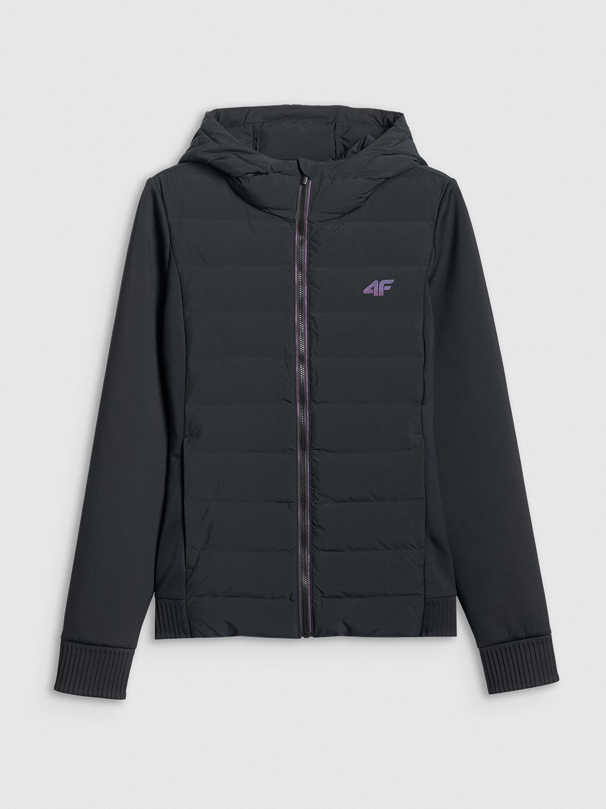 4F Kurtka z wypełnieniem syntetycznym damska - czarna XXL