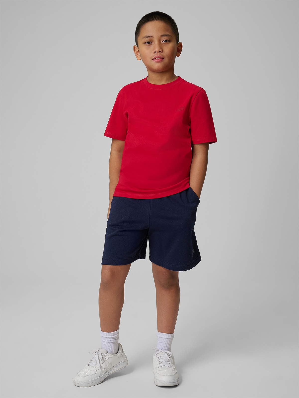 4F Spodenki dresowe chłopięce - granatowe 158 (12-13 lat)