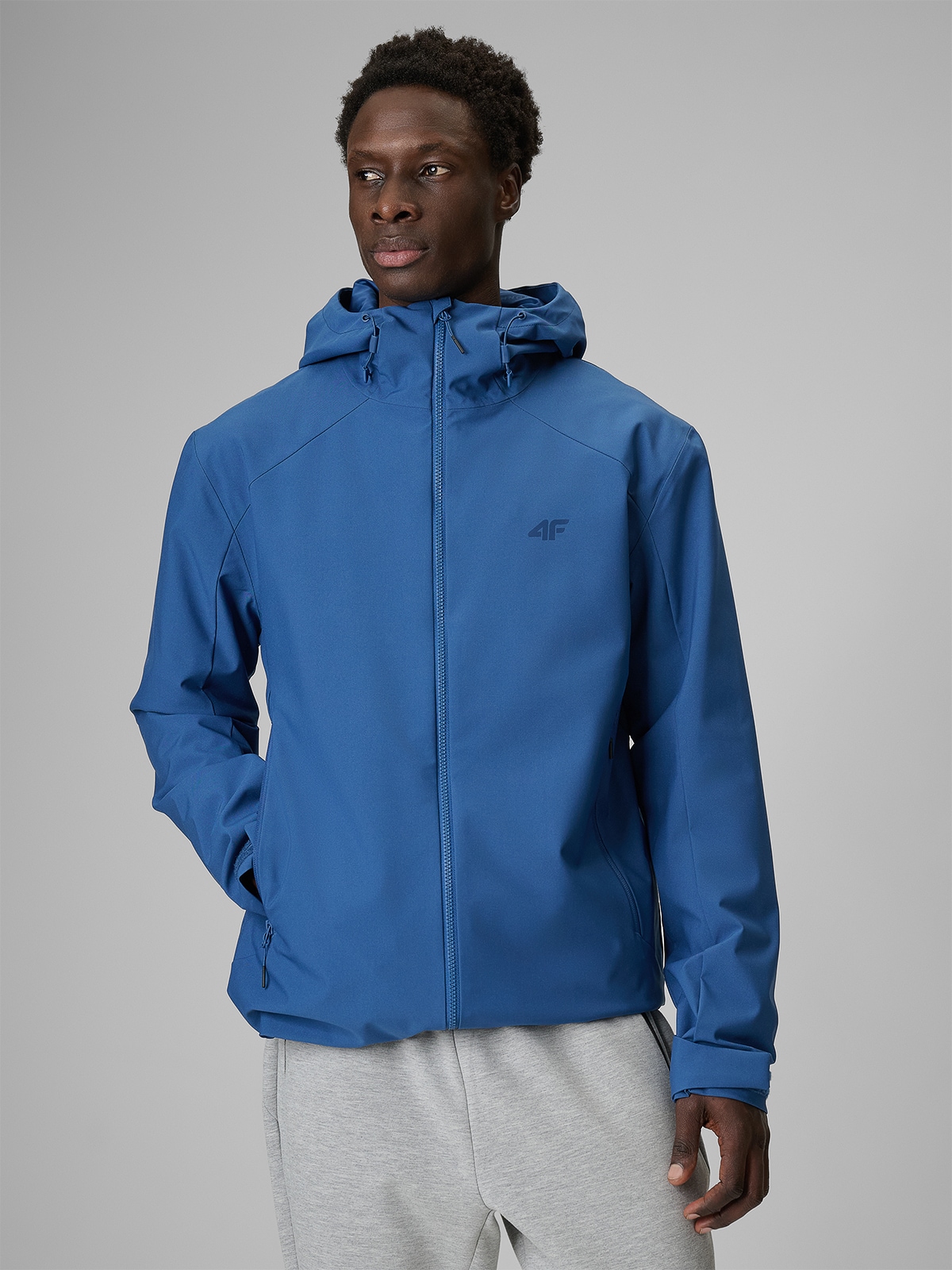 4F Kurtka przejściowa membrana 5000 męska - granatowa XXL