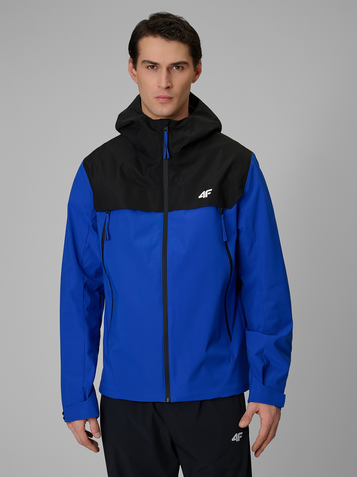 4F Kurtka przejściowa membrana 5000 męska - niebieska XXL