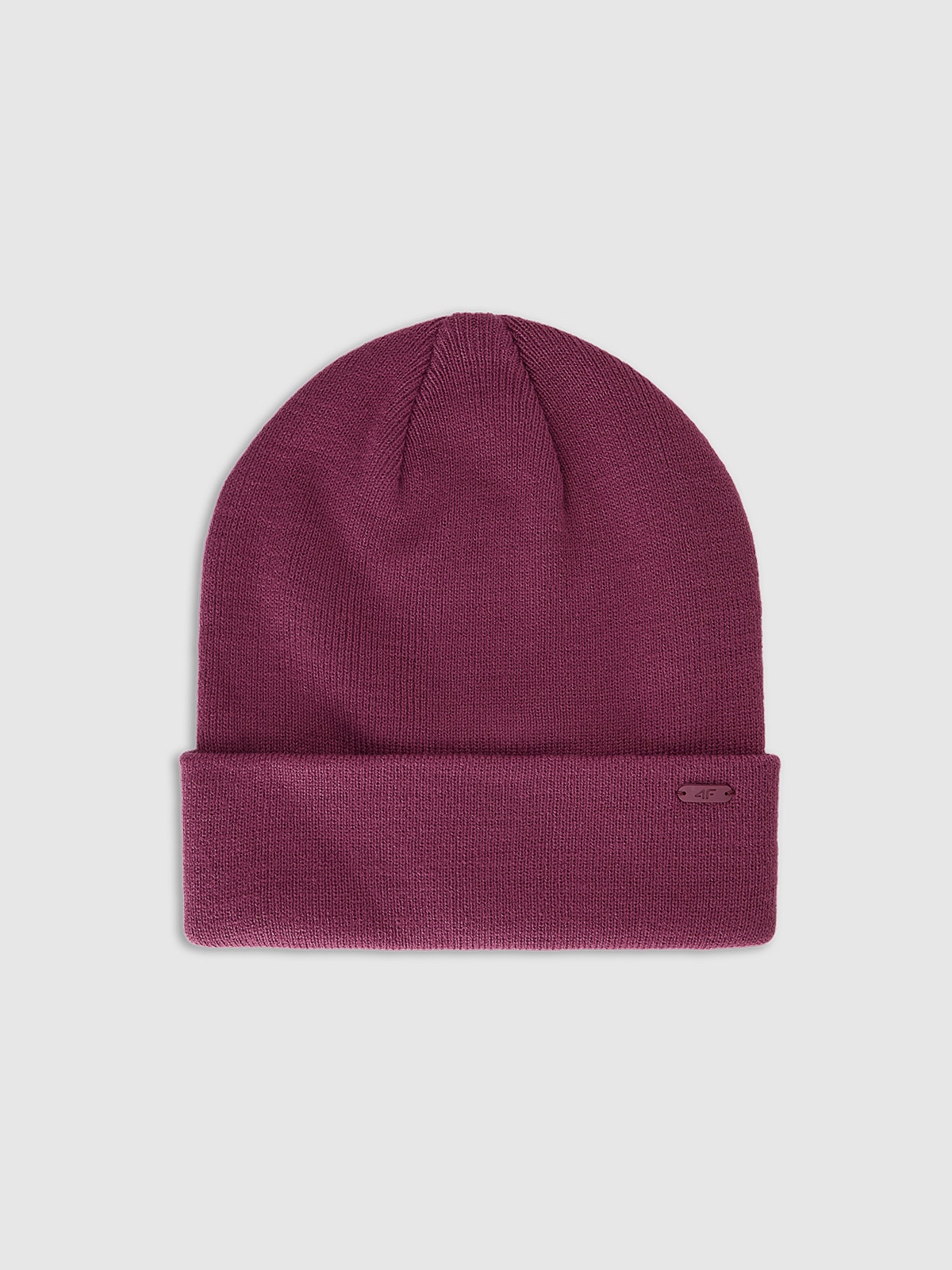 4F Czapka beanie uniseks - czerwona Uniwersalny
