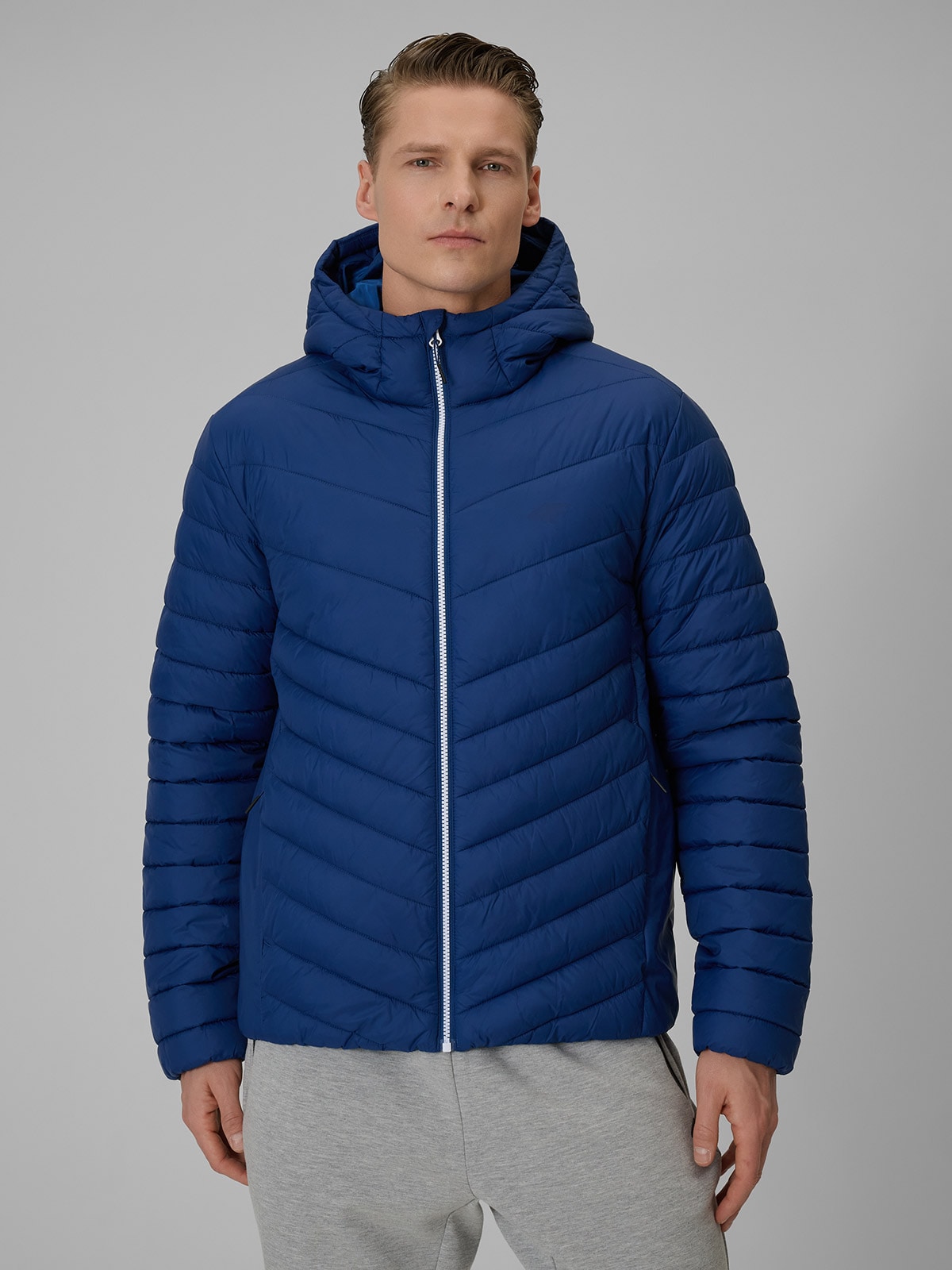 4F Kurtka z wypełnieniem syntetycznym męska - granatowa XXL