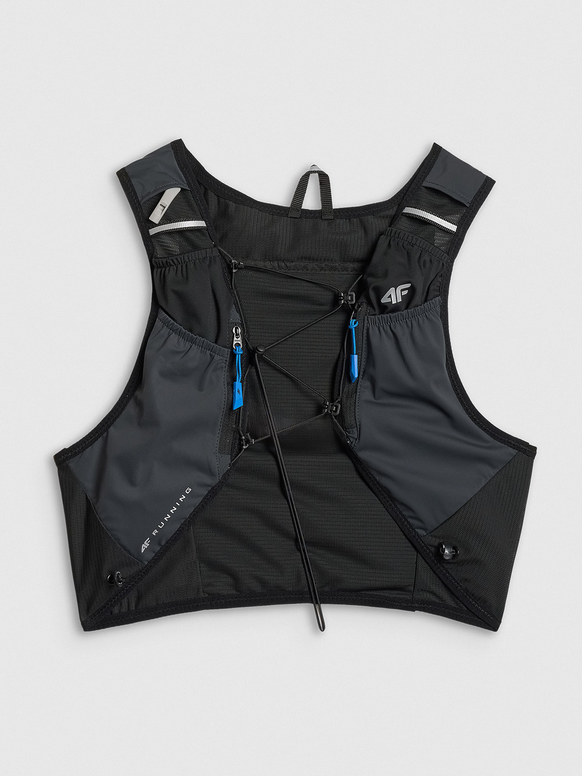 4F Kamizelka do biegania męska - czarna Uniwersalny