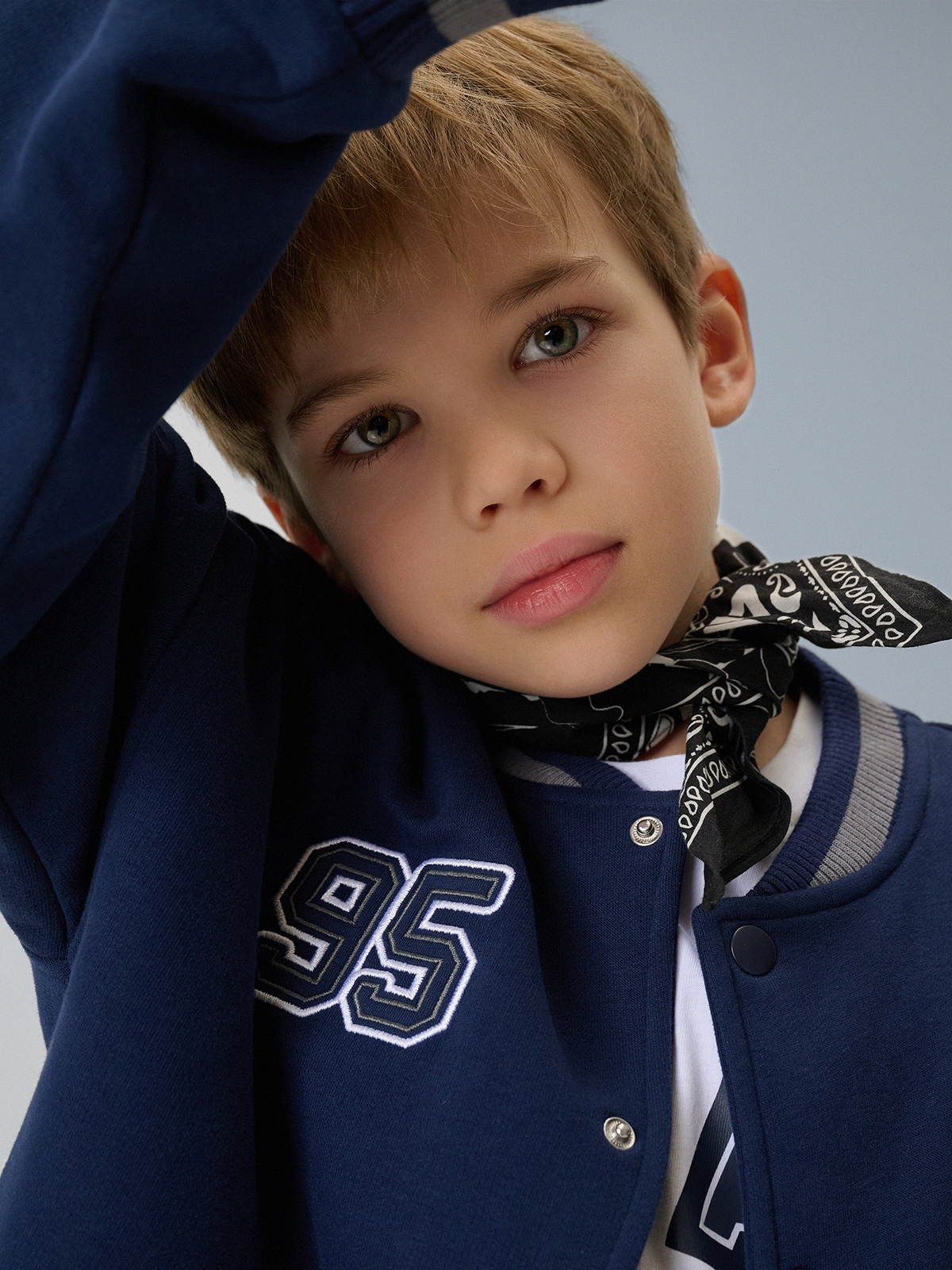 4F Bluza bejsbolówka bomberka chłopięca - granatowa 158/164 (12-14 lat)