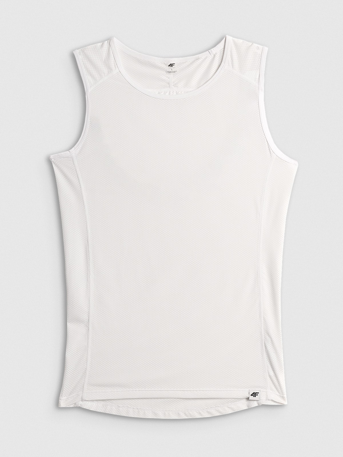 4F Potówka kolarska męska - biała XL